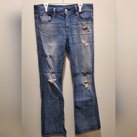 AE | Kick Boots Blue Jeans in Size 10 - Picture 3 of 12